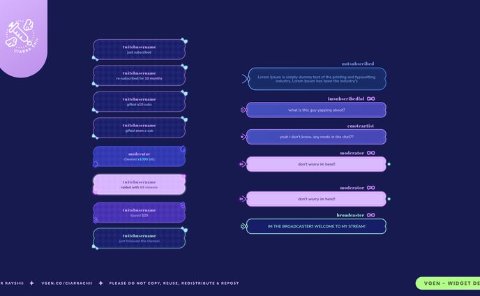 Rayshii - Widget Design