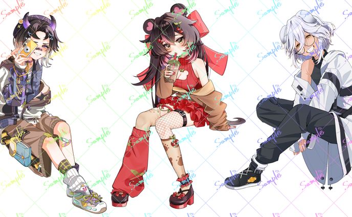 立ち絵、「座り」