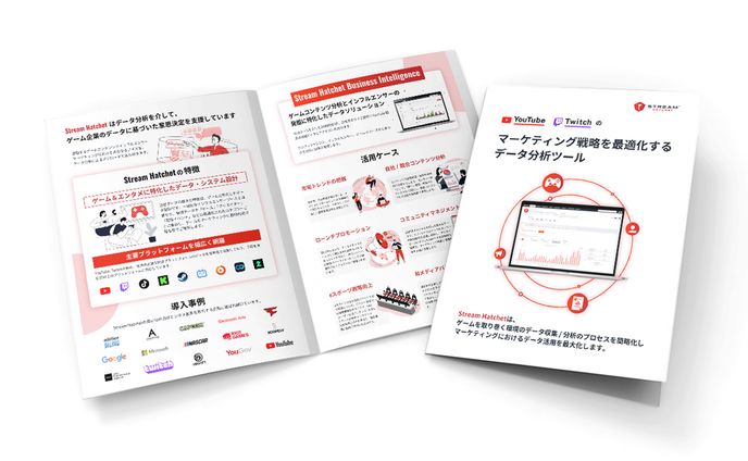 【パンフレット】Stream Hatchet様 (Stream Hatchet Business Intelligence for Gaming and Esports様)