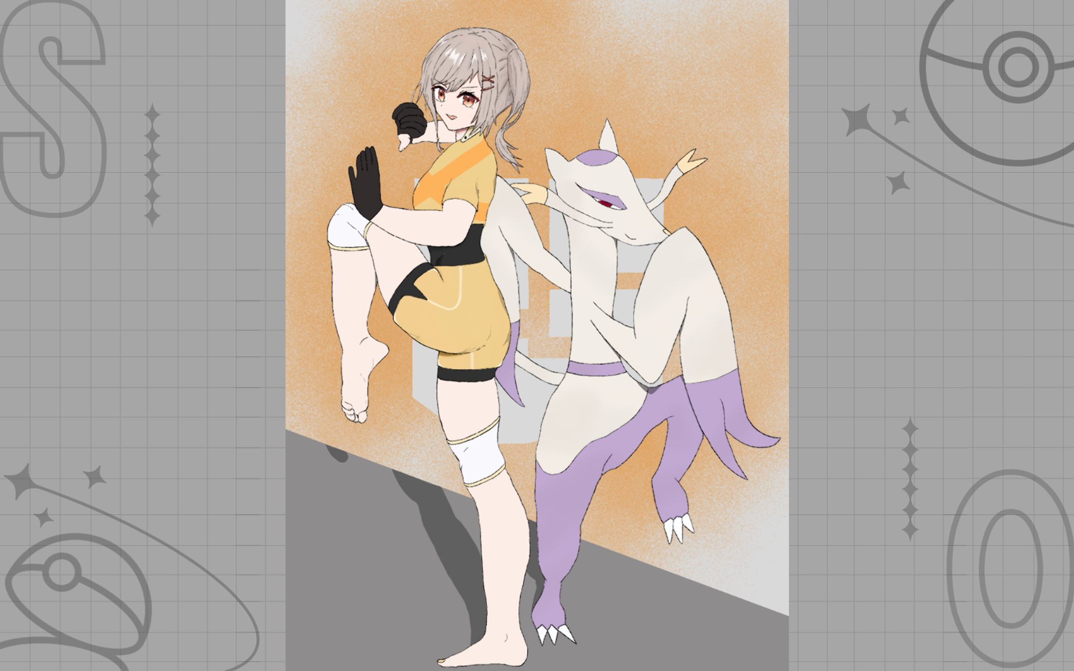 格闘ジムリーダー風鈴莉れん-1