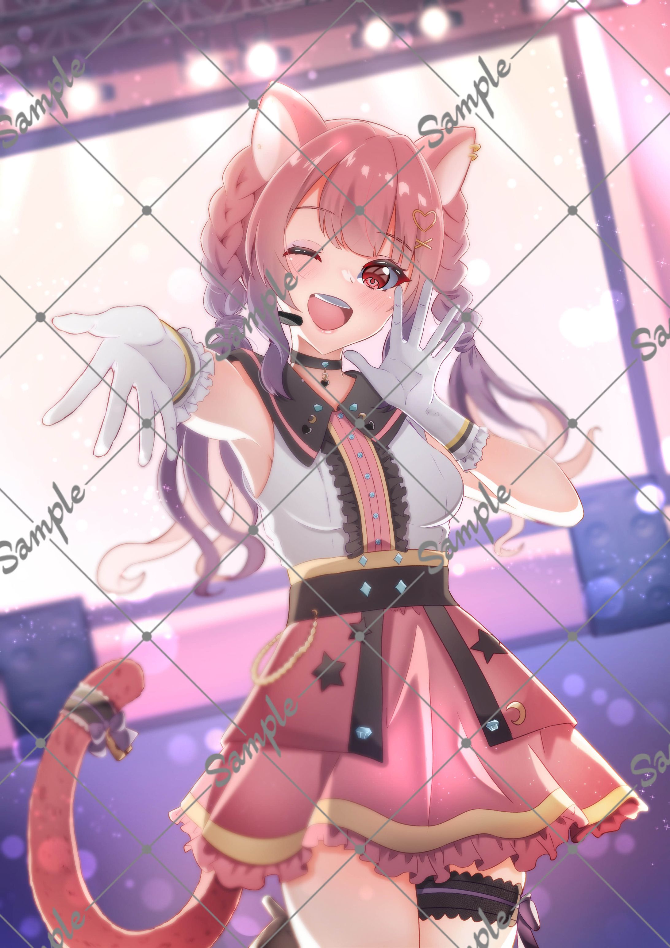 桃音リオン様　ステージイラスト-1