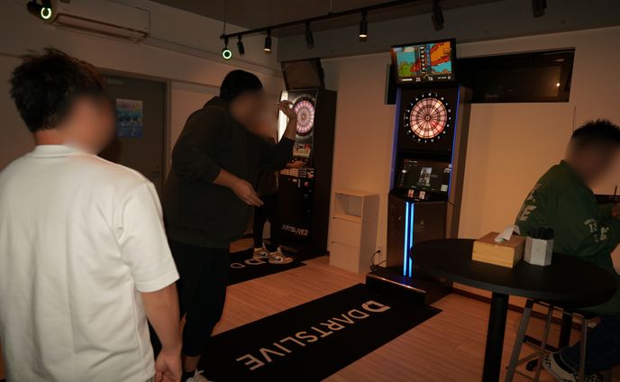 ダーツバー新店舗撮影