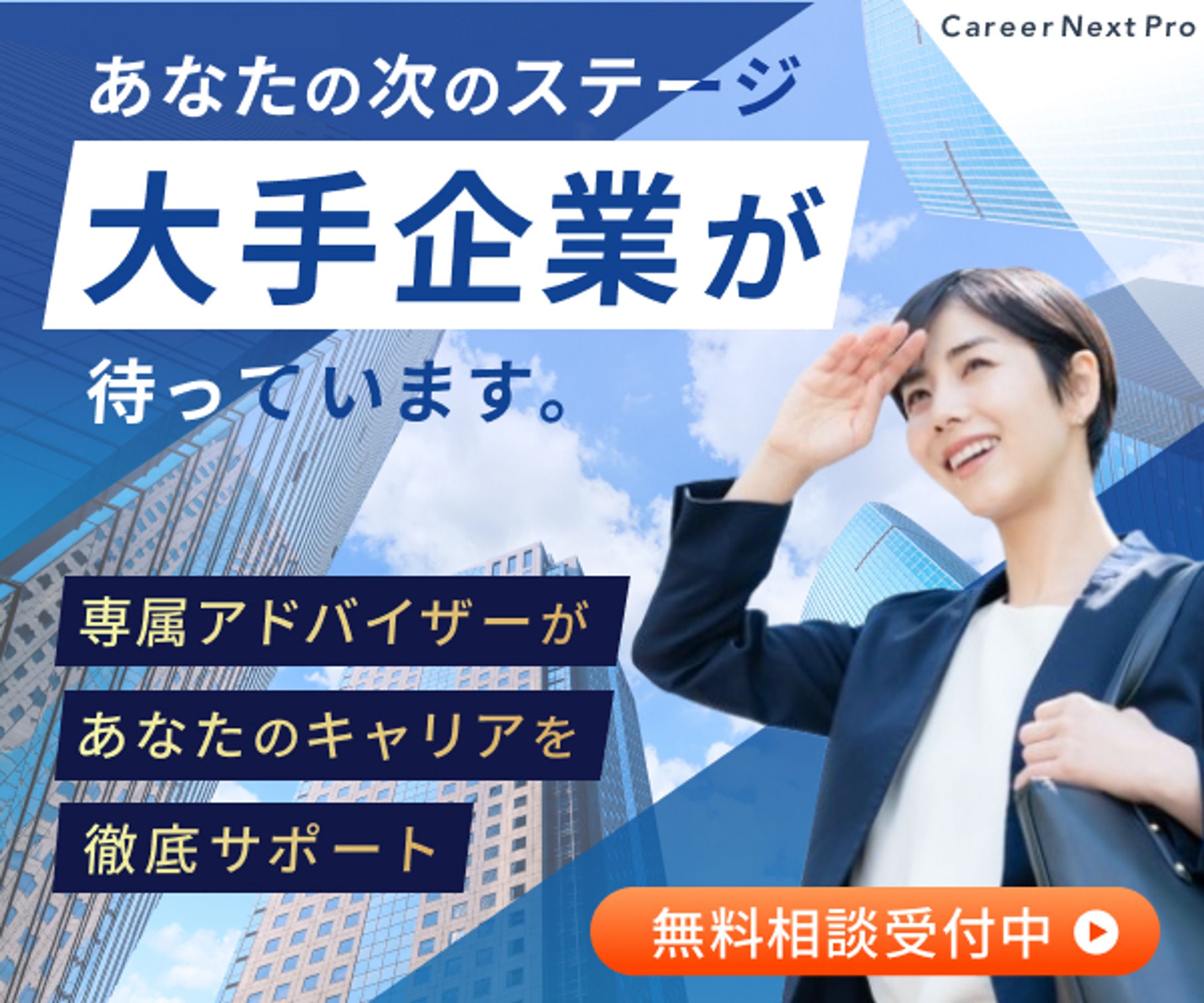 大手企業への転職 - Career Next Pro(架空案件)-1