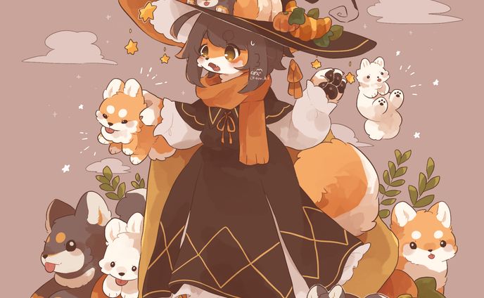 柴犬の魔女
