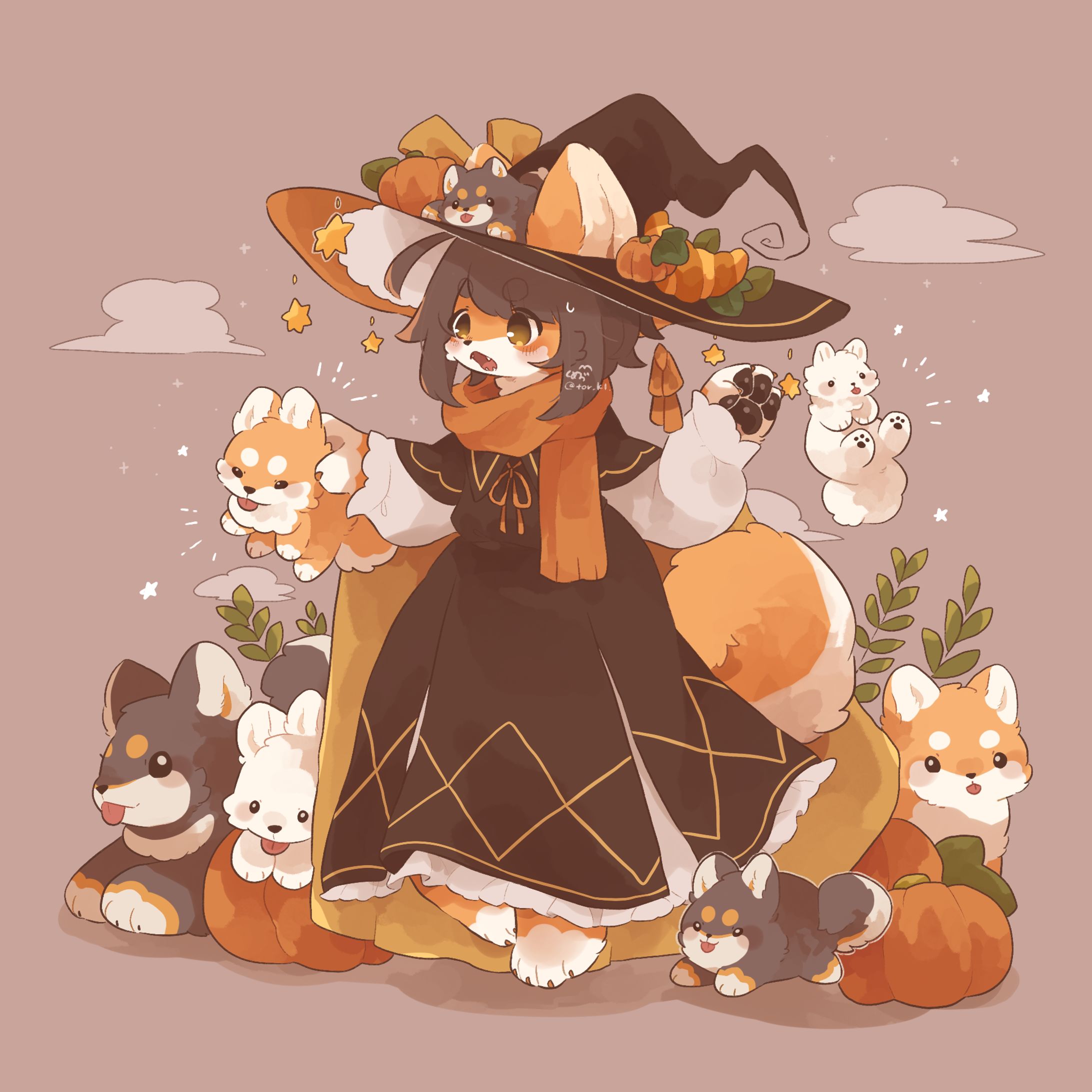 柴犬の魔女-1