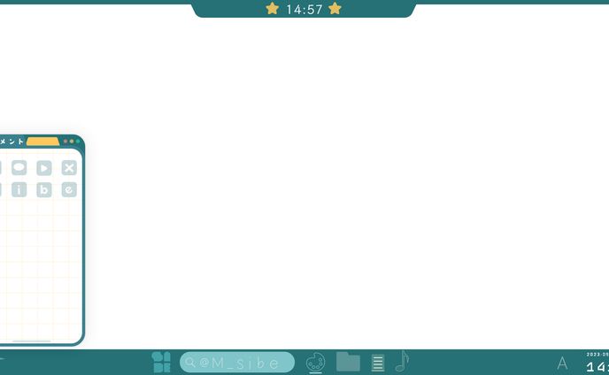 Vtuber兼イラストレータSibeさん　配信オーバレイ制作