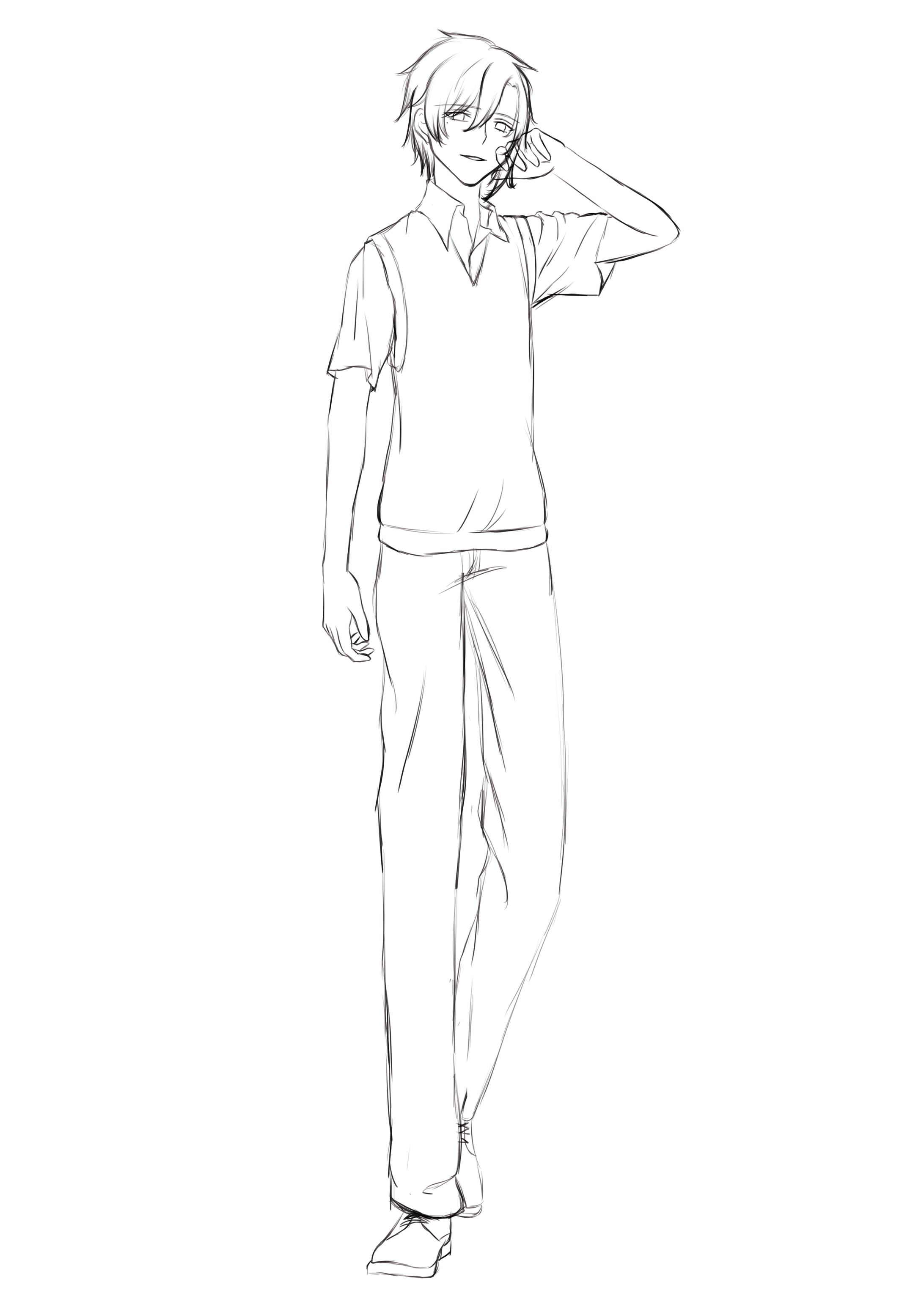 TRPG立ち絵イラスト-1