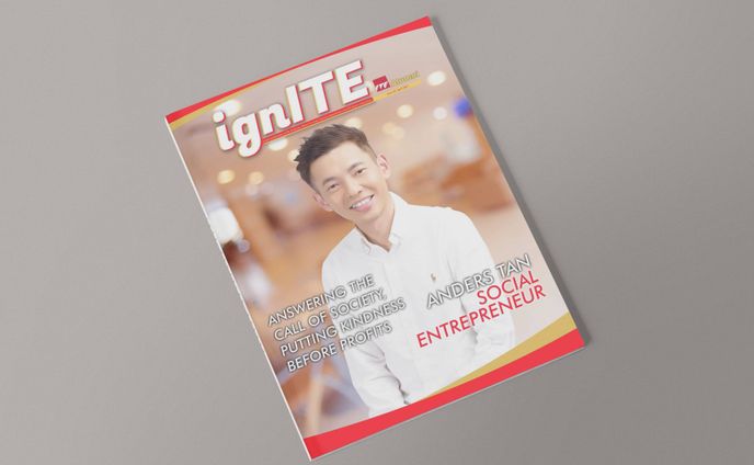 IgnITE: Magazine and Logo design