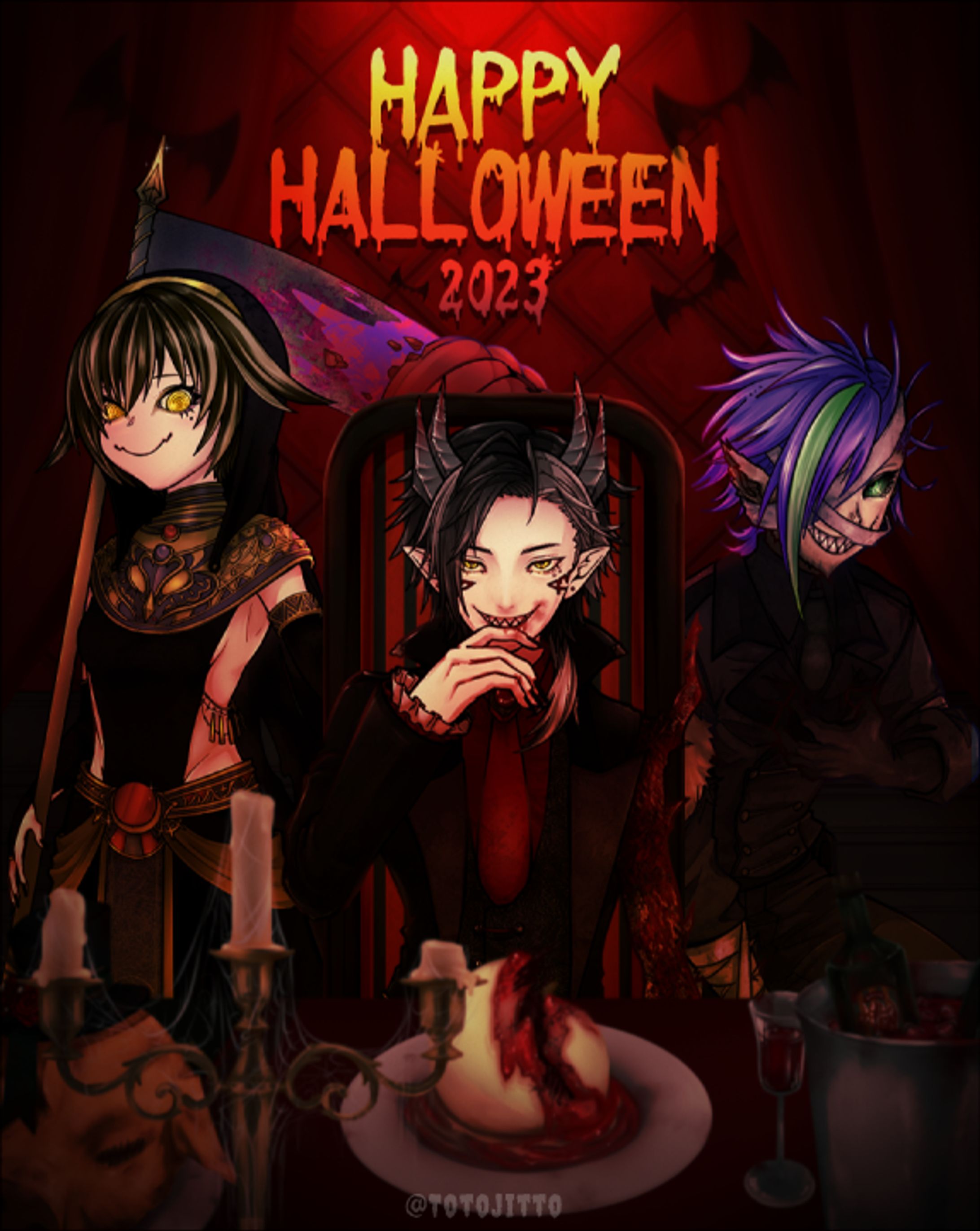 ハロウィン'23プレゼントイラスト-1