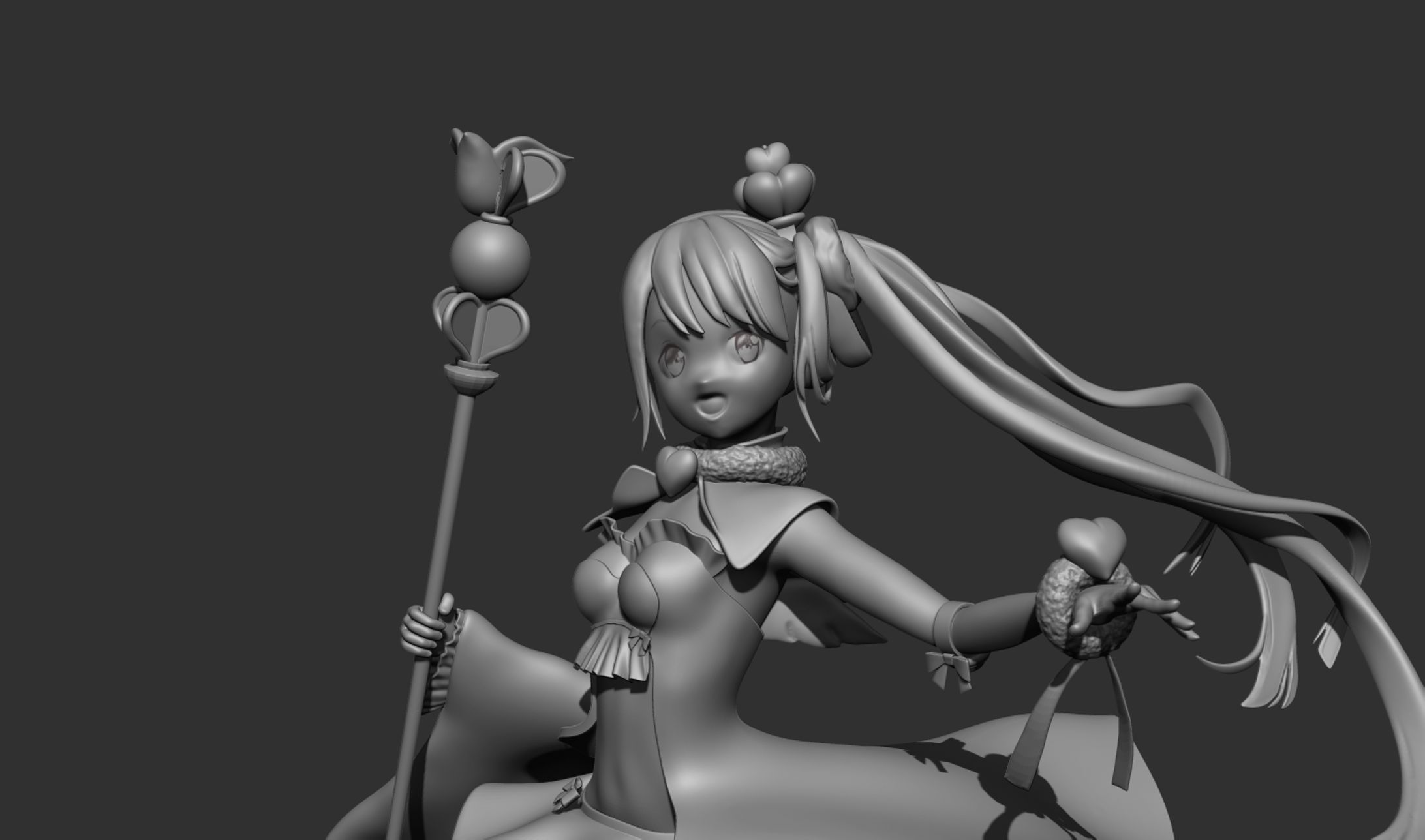 ロゼッタちゃん（ZBrushフィギュア制作の教科書）