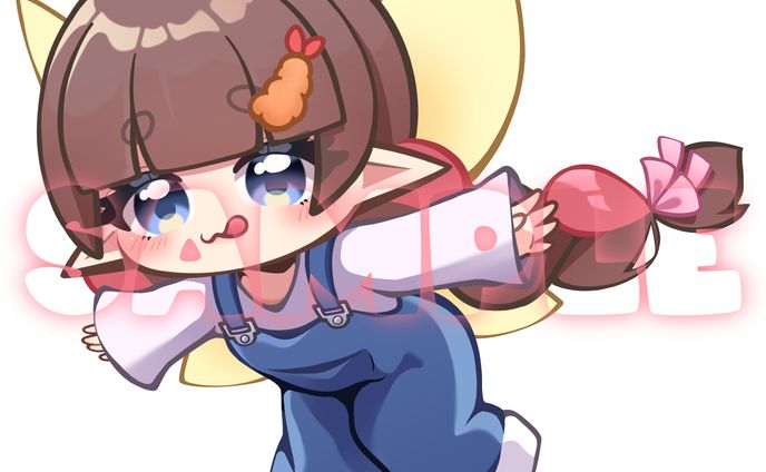 デフォルメイラスト　もるぺろ 様