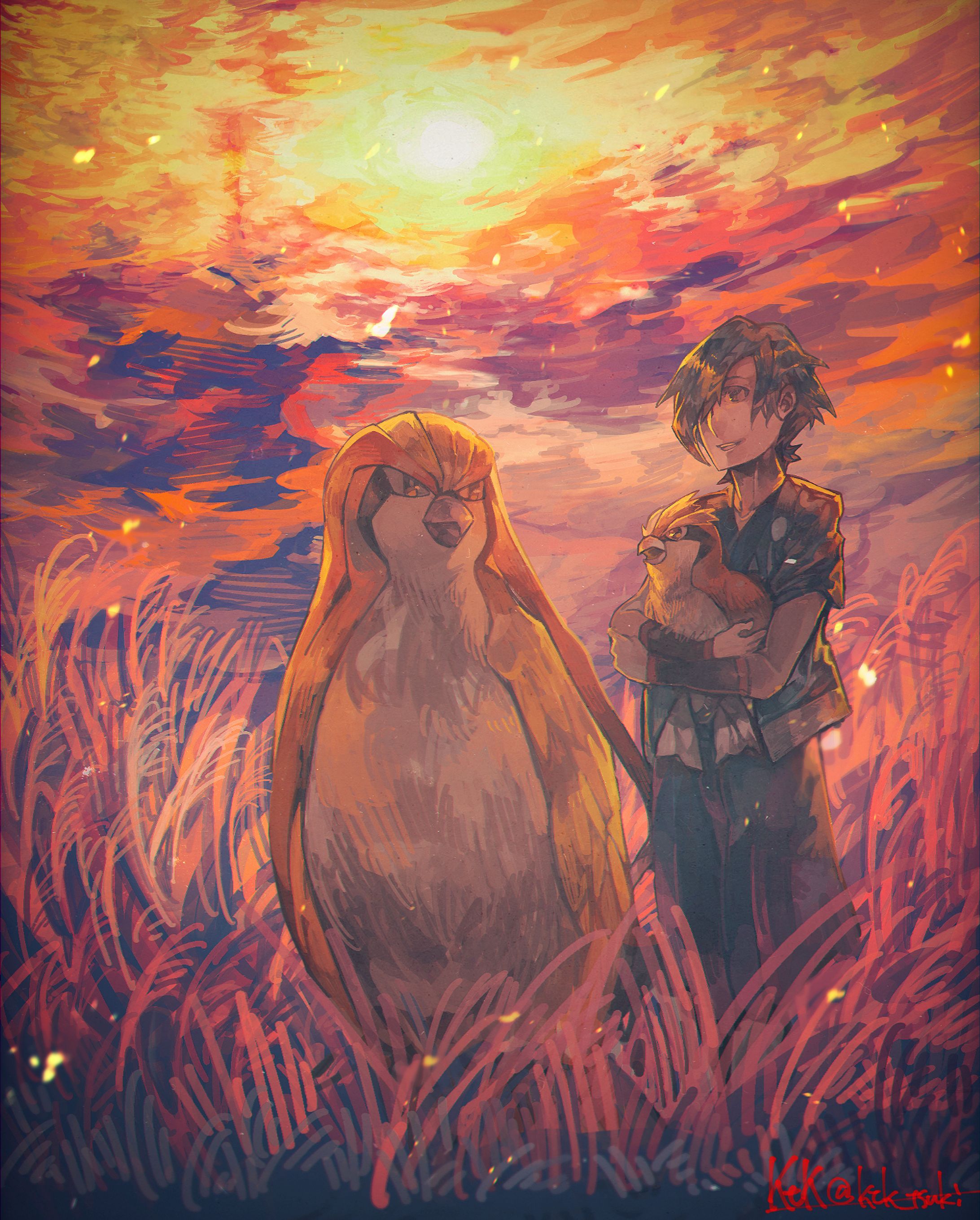 桔梗の夕焼け-1