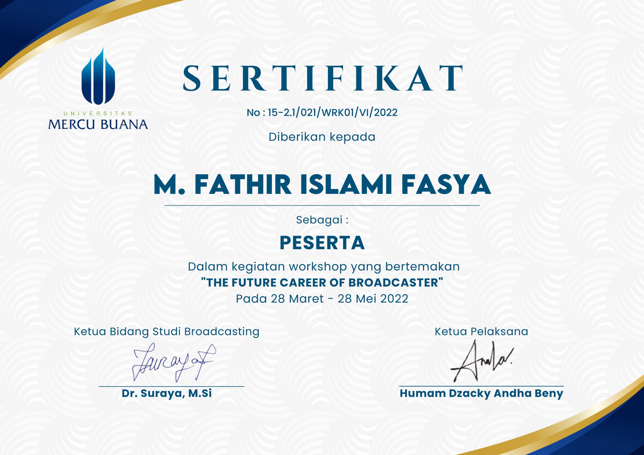 Workshop Future Career of Broadcasting-1