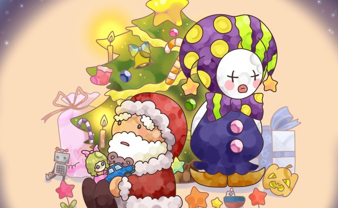 【デジタル描き起こし】「サンタとピエロ」表紙