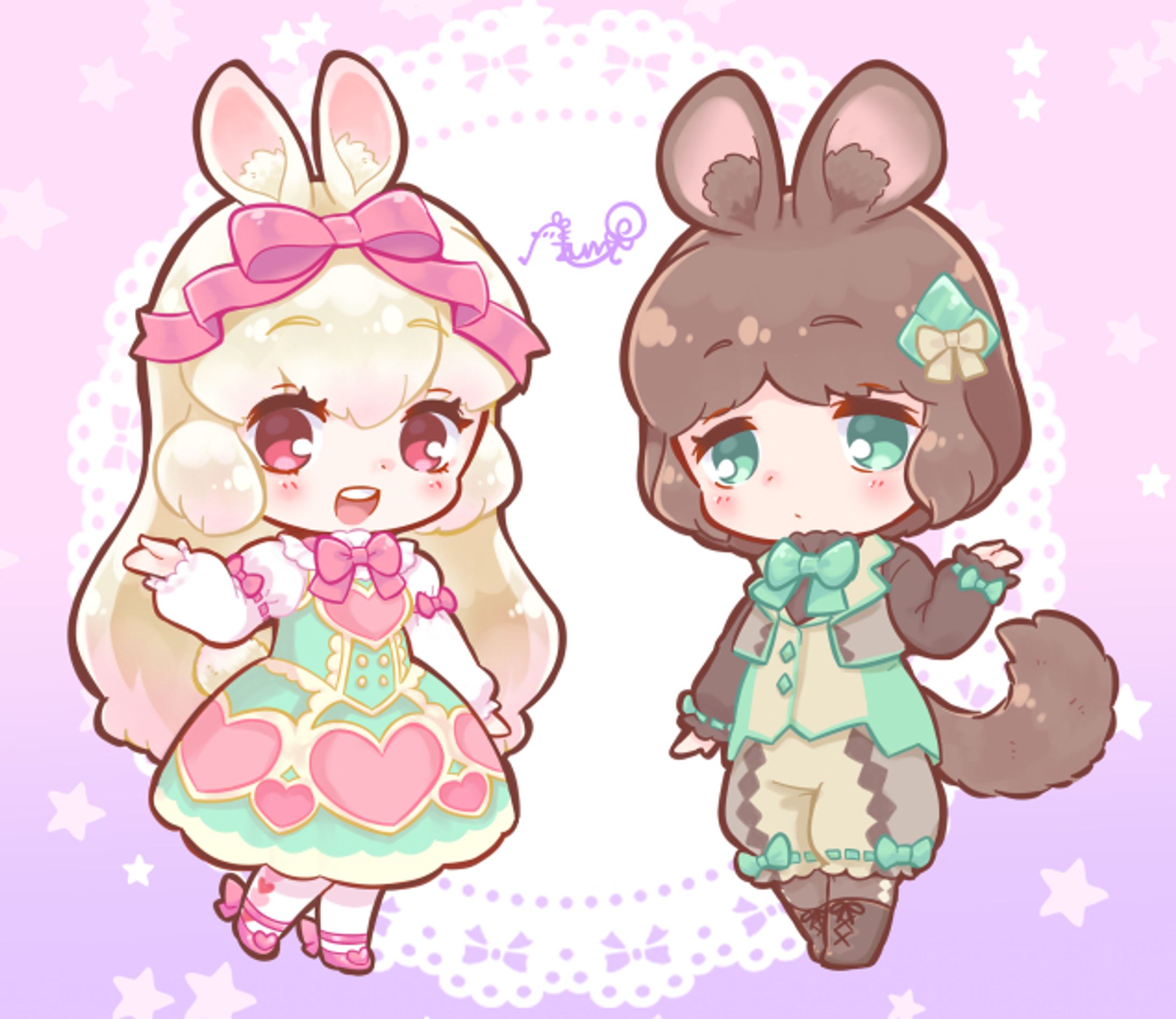ばにゆ と ちょこり-1