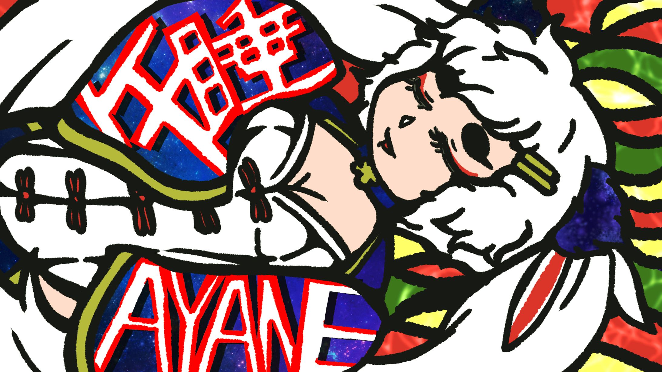 ステンドグラス風Ayane-1