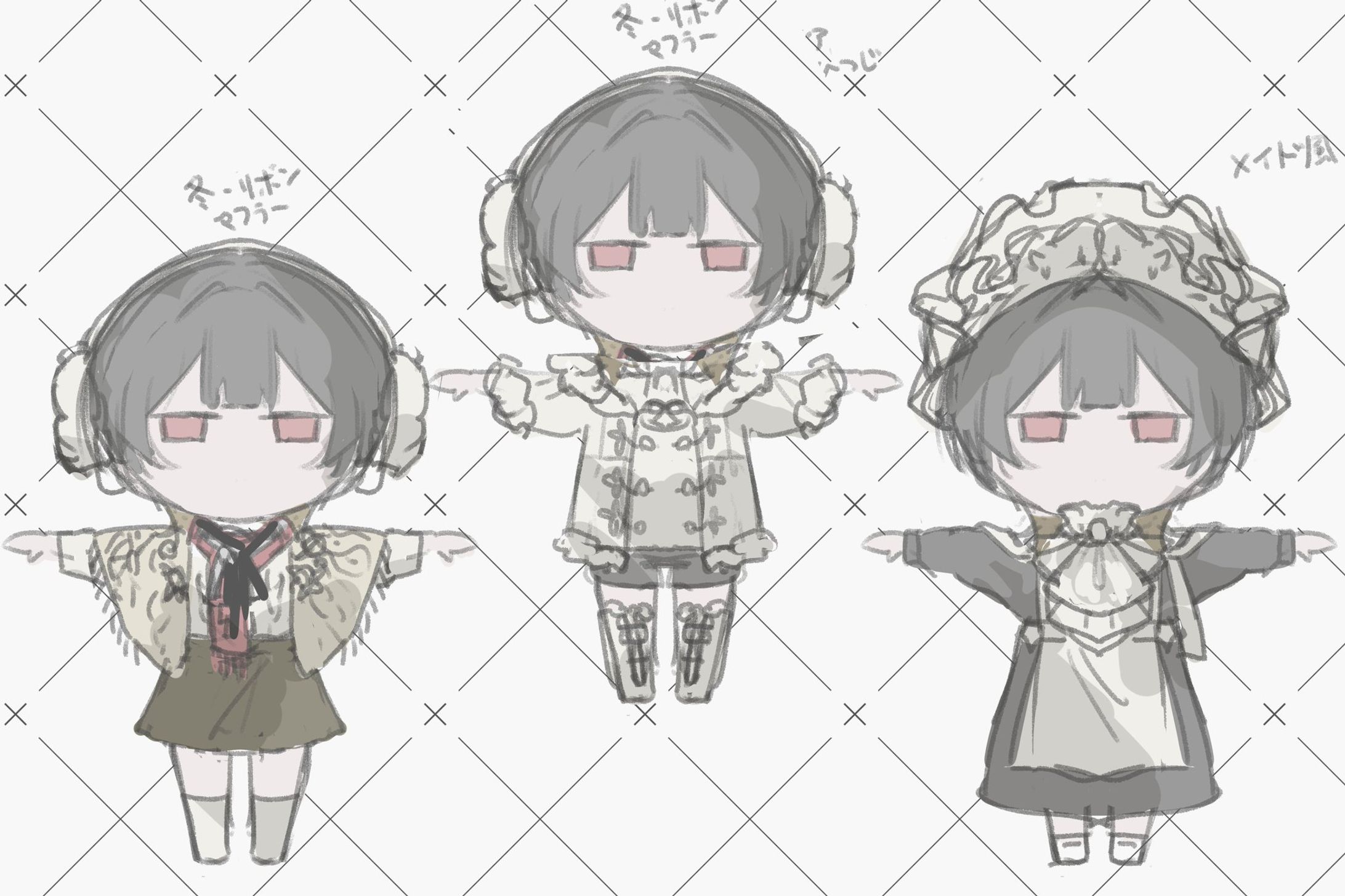 月城 様 衣装デザイン-1