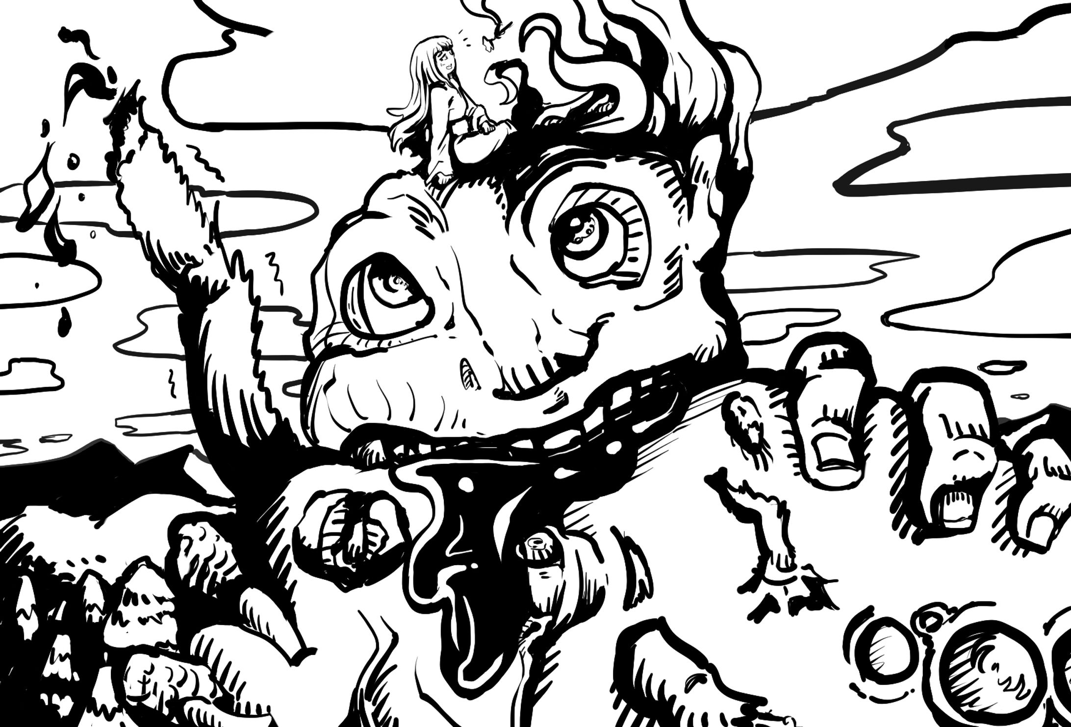 畏怖されたモノは少女と仲むつまじく-1