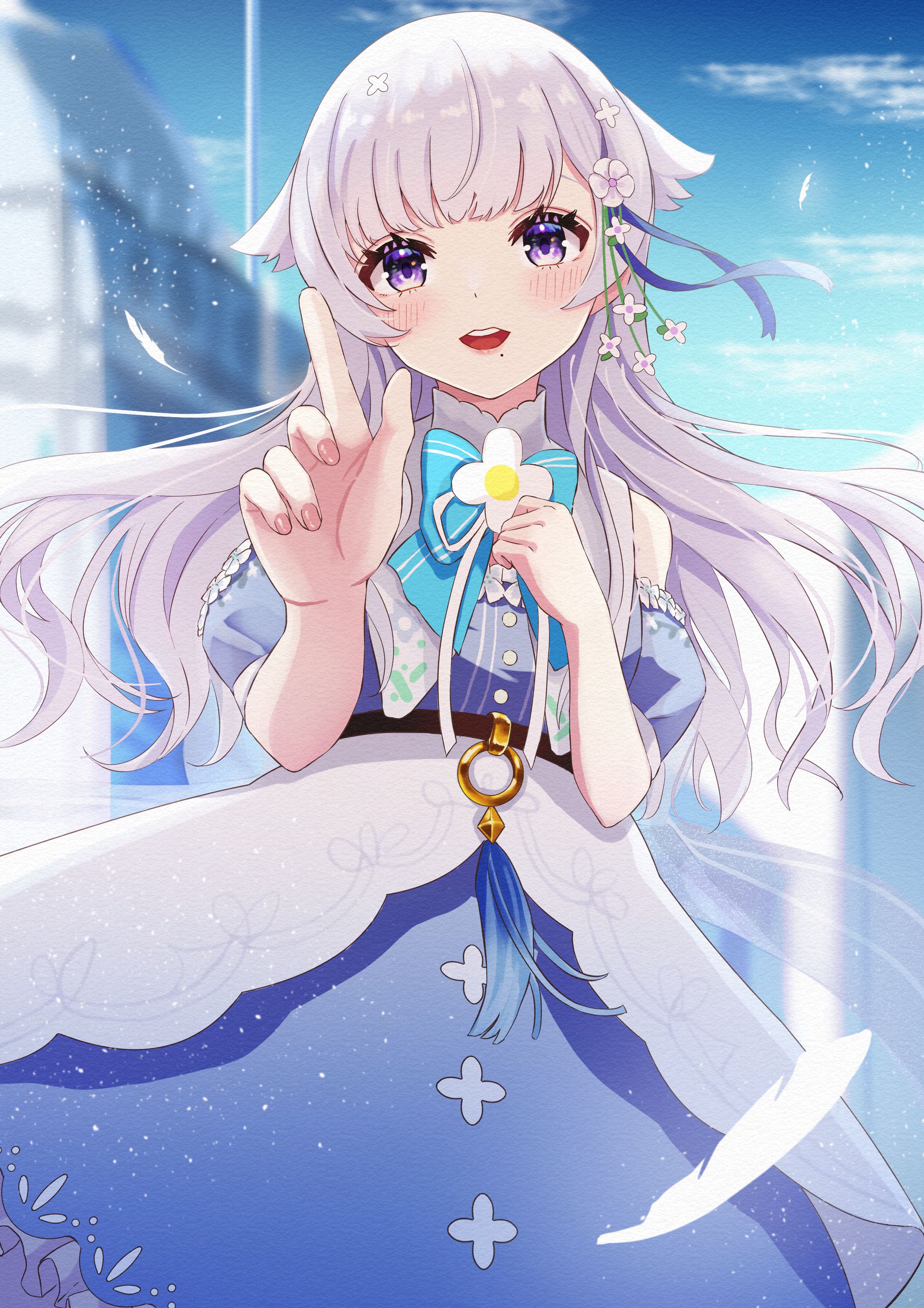 「指と指を合わせて、“幸せ♡”しても...いいのかな...？」-1