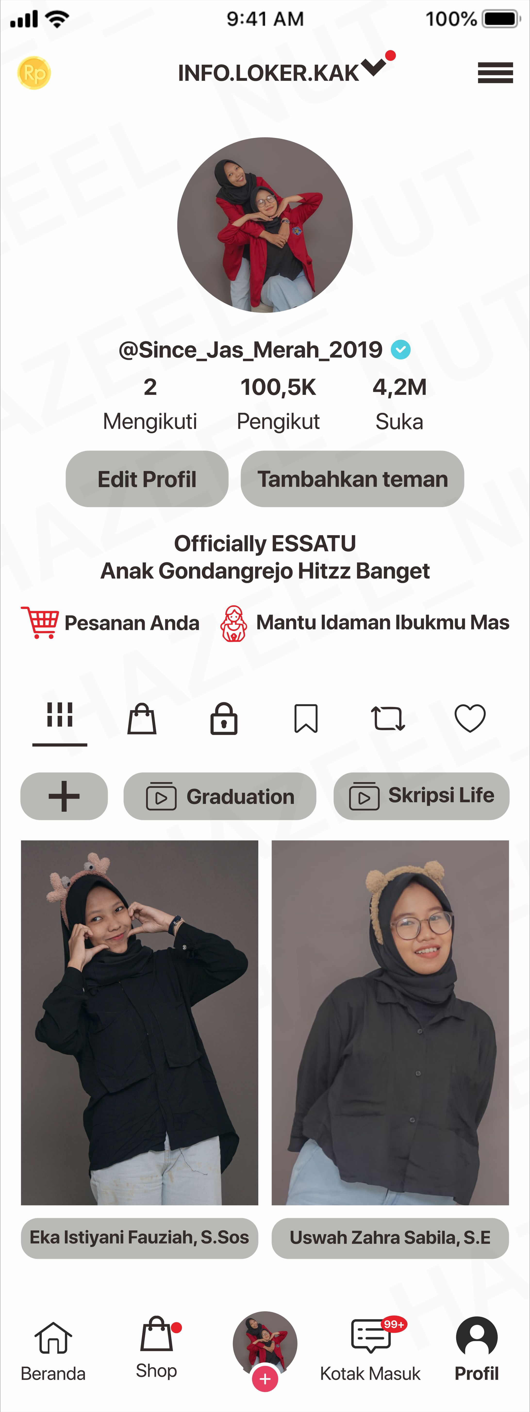 TIKTOK LIKE GRADUATION THEME-1