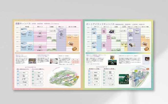 大学　オープンキャンパス配布冊子