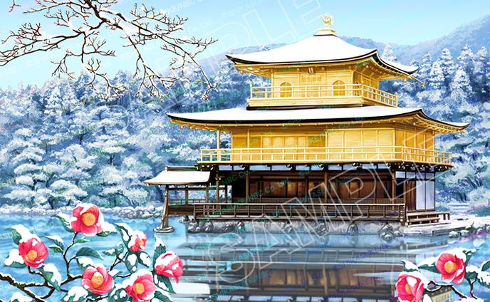 株式会社エヌ・ビー・シー様クリスマスカードイラスト
