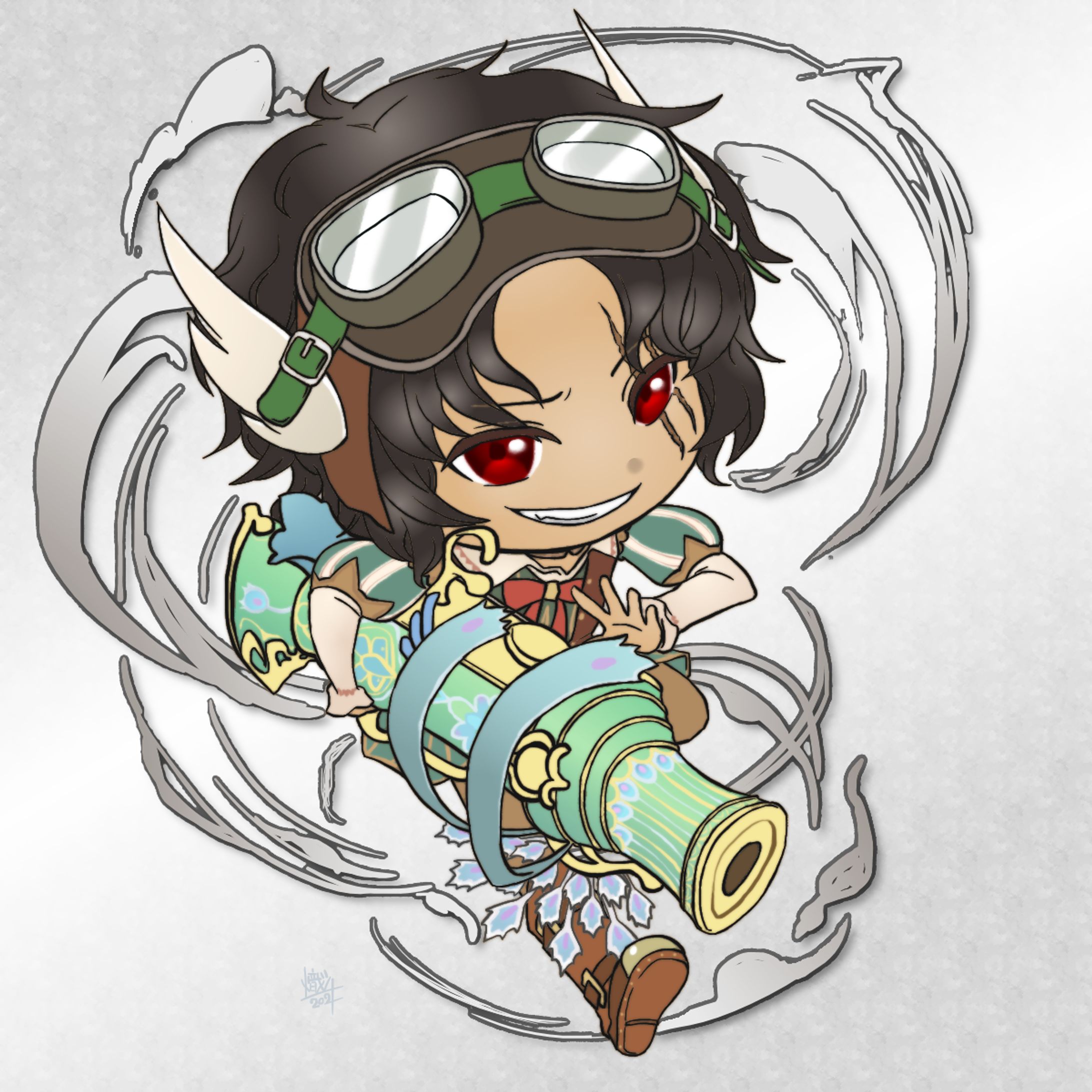 Mitrasphere アバター企画絵(デフォルメ)-1