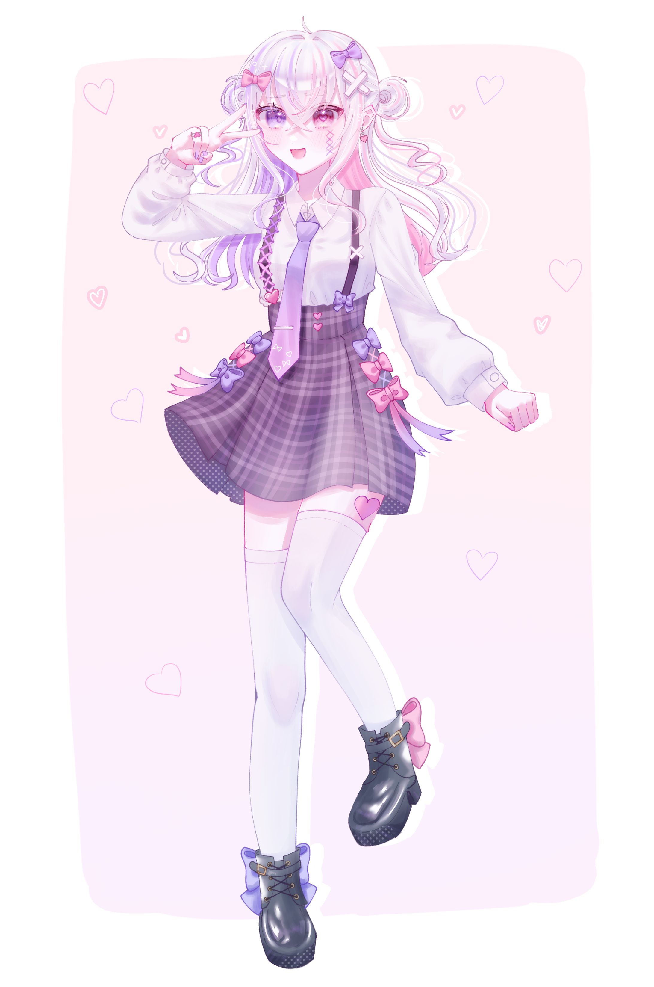 【創作】全身立ち絵イラスト-1