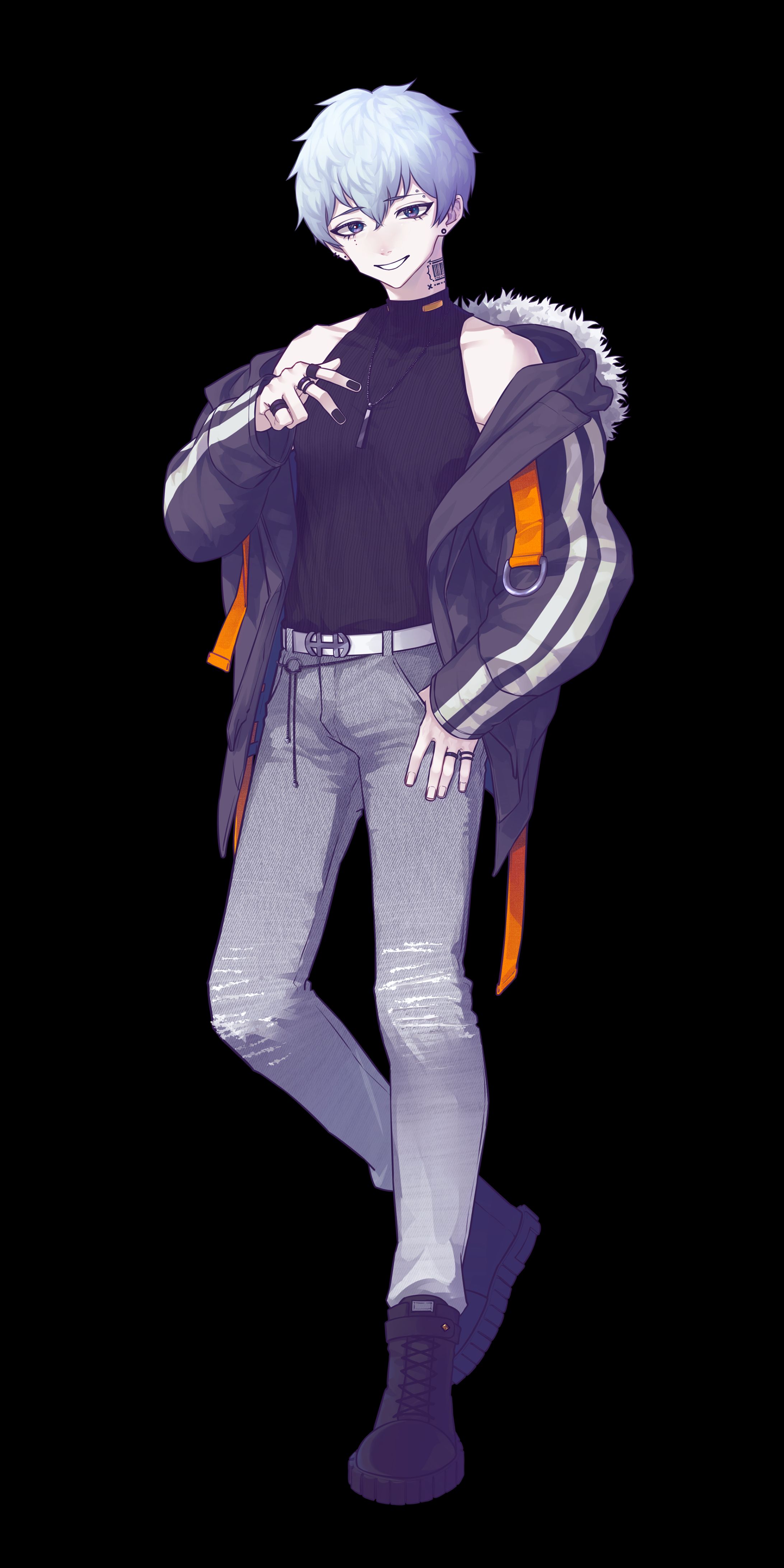 Vライバー立ち絵 V라이버 캐릭터 일러스트-1