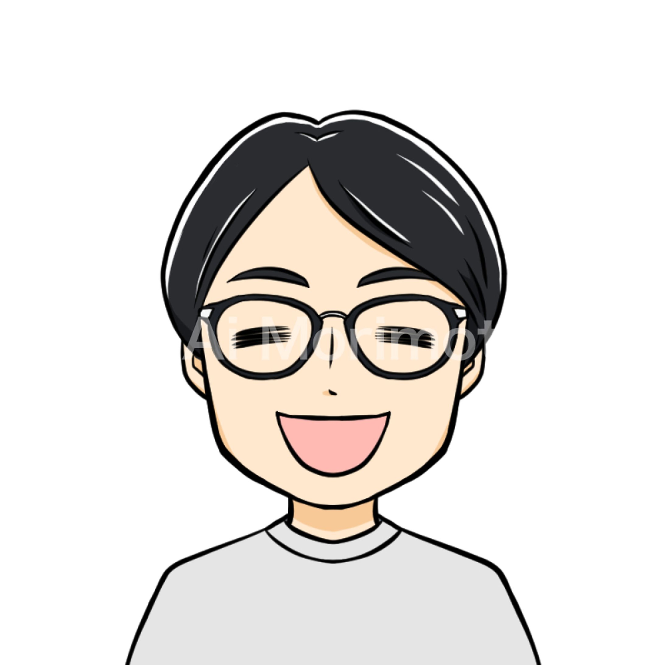 【個人様】ブログおよびSNS用 似顔絵アイコン-1