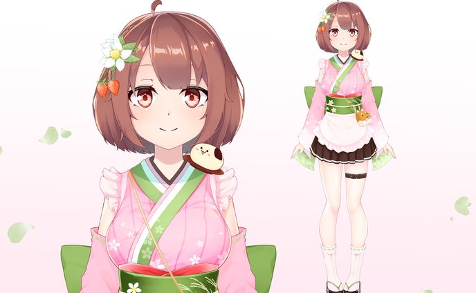  Vtuberデザイン/小餅谷だいふく