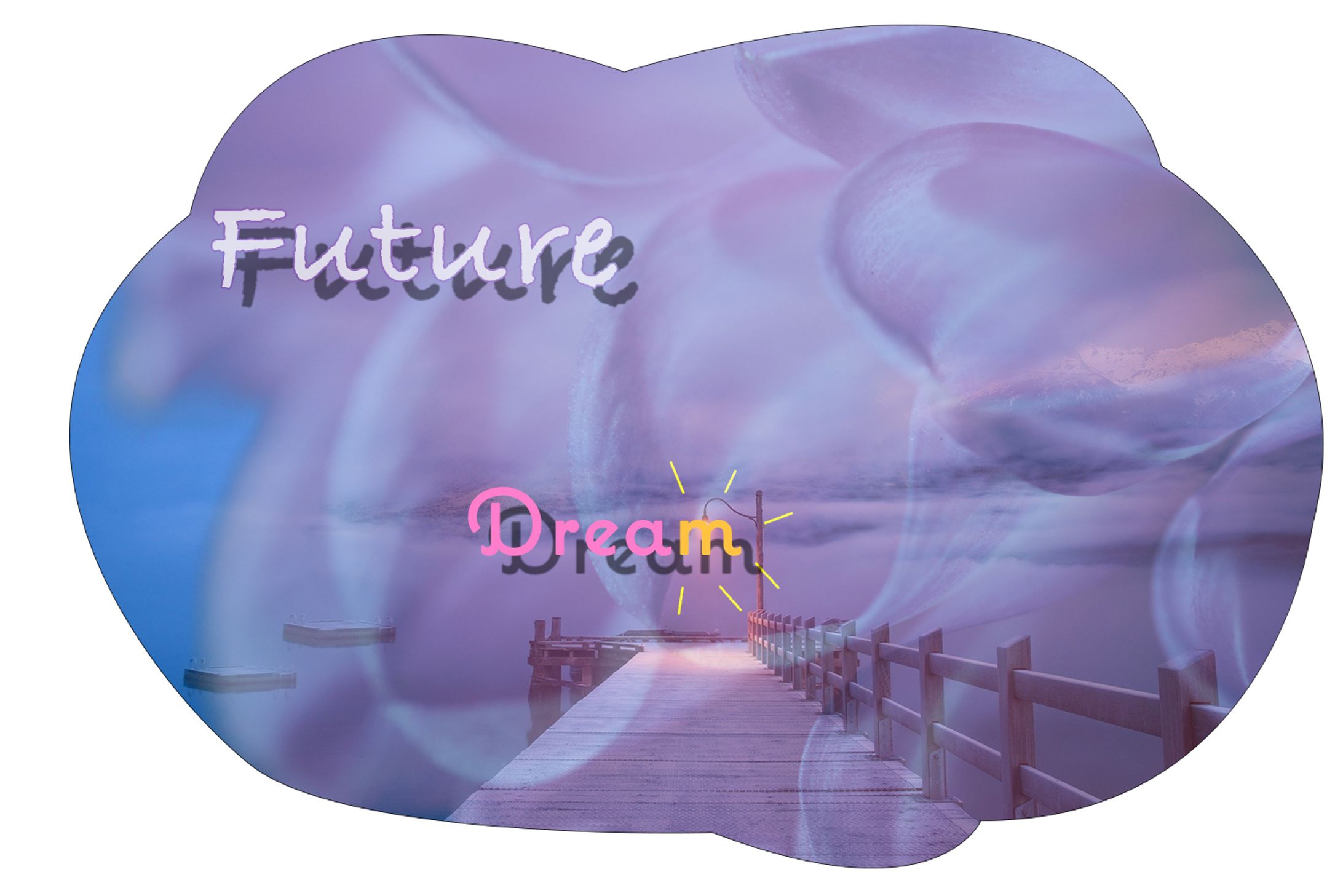 Dream コラージュ 作字-1