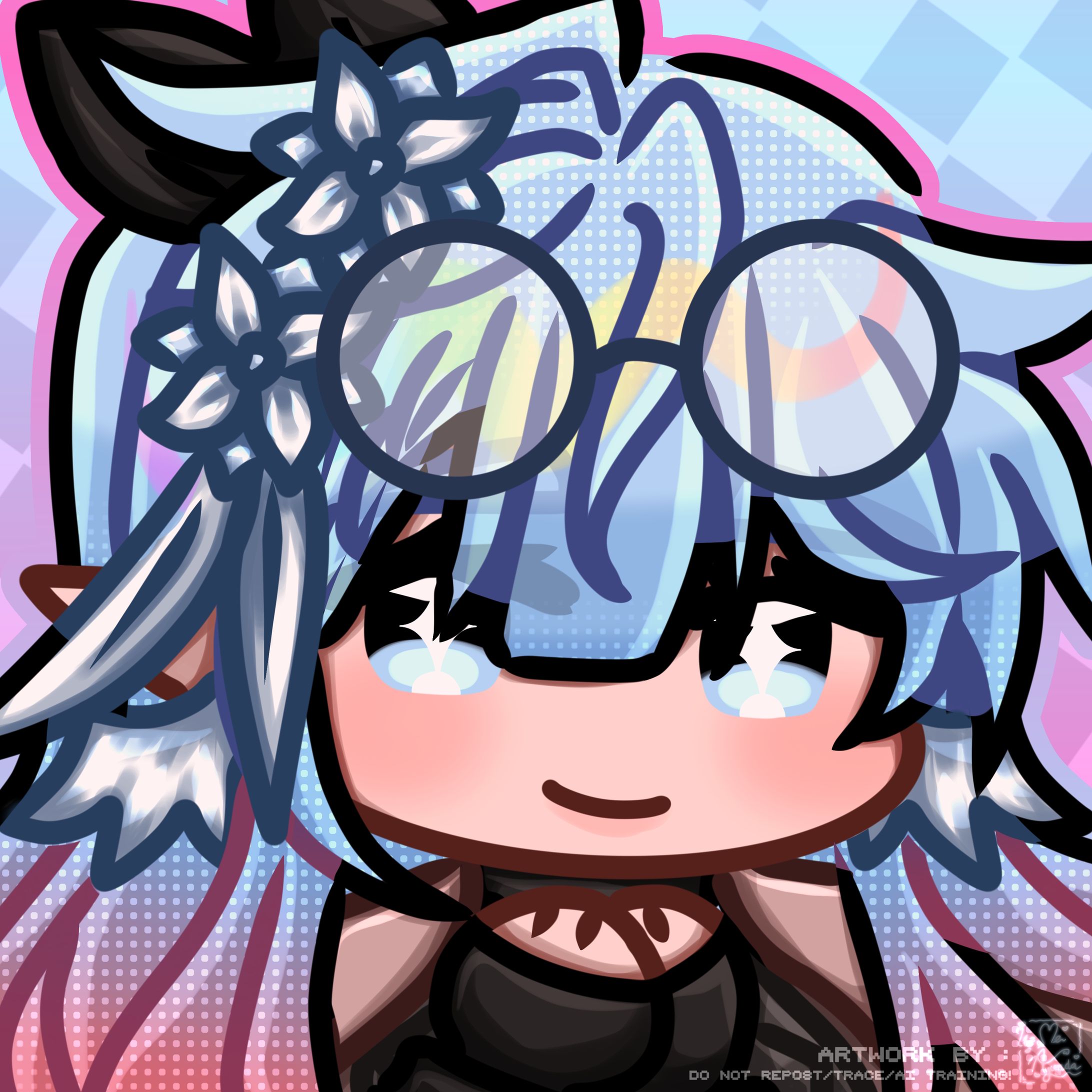 "The Voiceless Angel, Amoria Einsteinbard" Chibi Icon-1