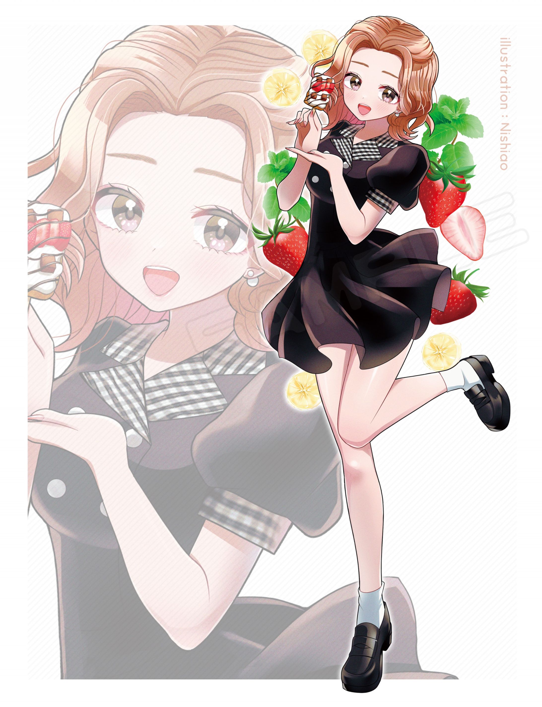 『Happy&Paffle-ハッピー＆パッフル-』キャラクターグッズイラスト-1