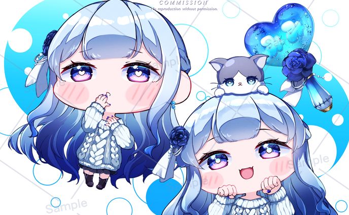【ご依頼】ギフトスタンプ用イラスト制作
