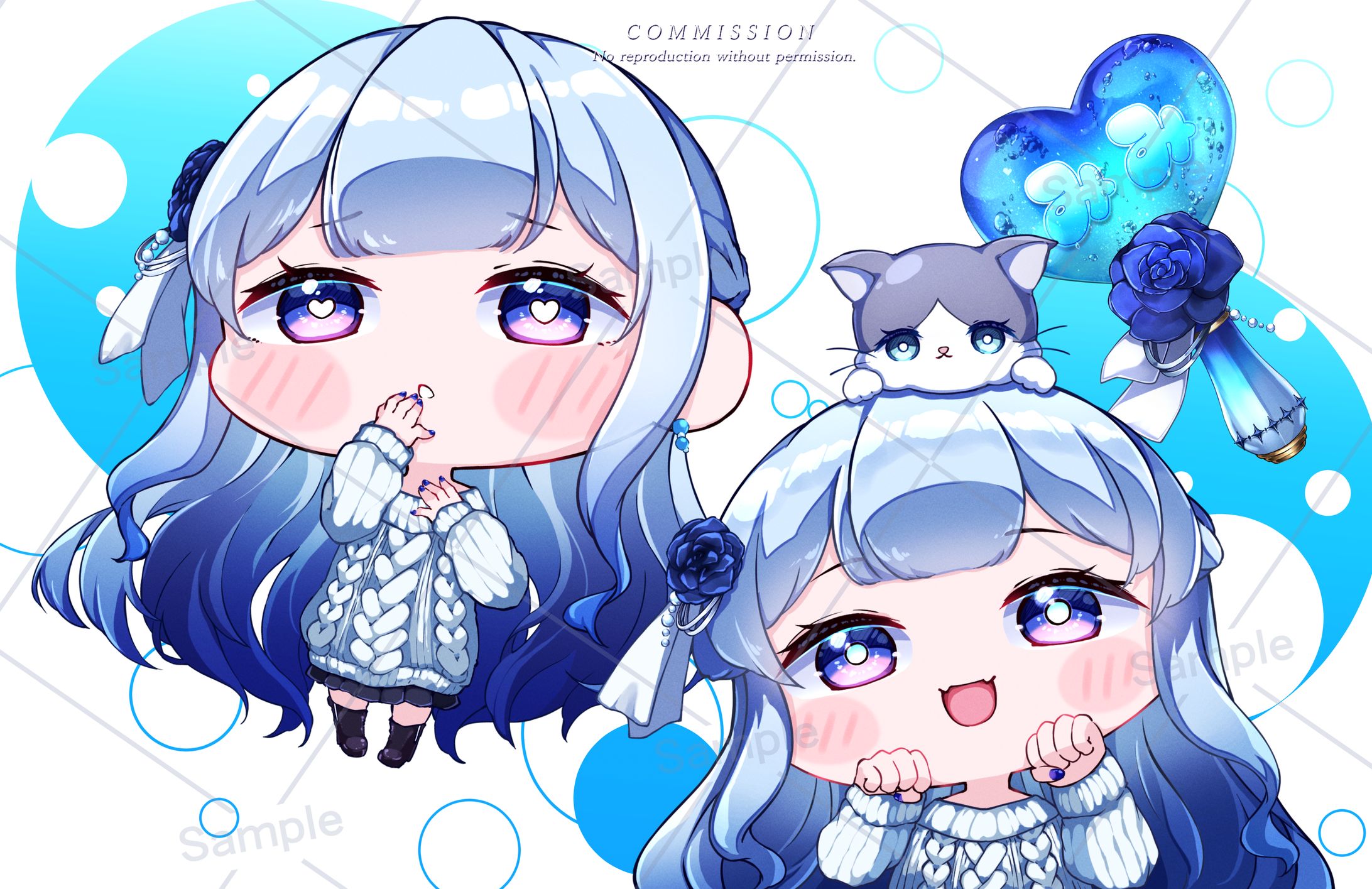 【ご依頼】ギフトスタンプ用イラスト制作-1