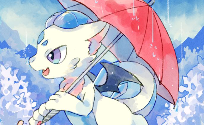 【ぬりえっこ】2023年6月号イラスト