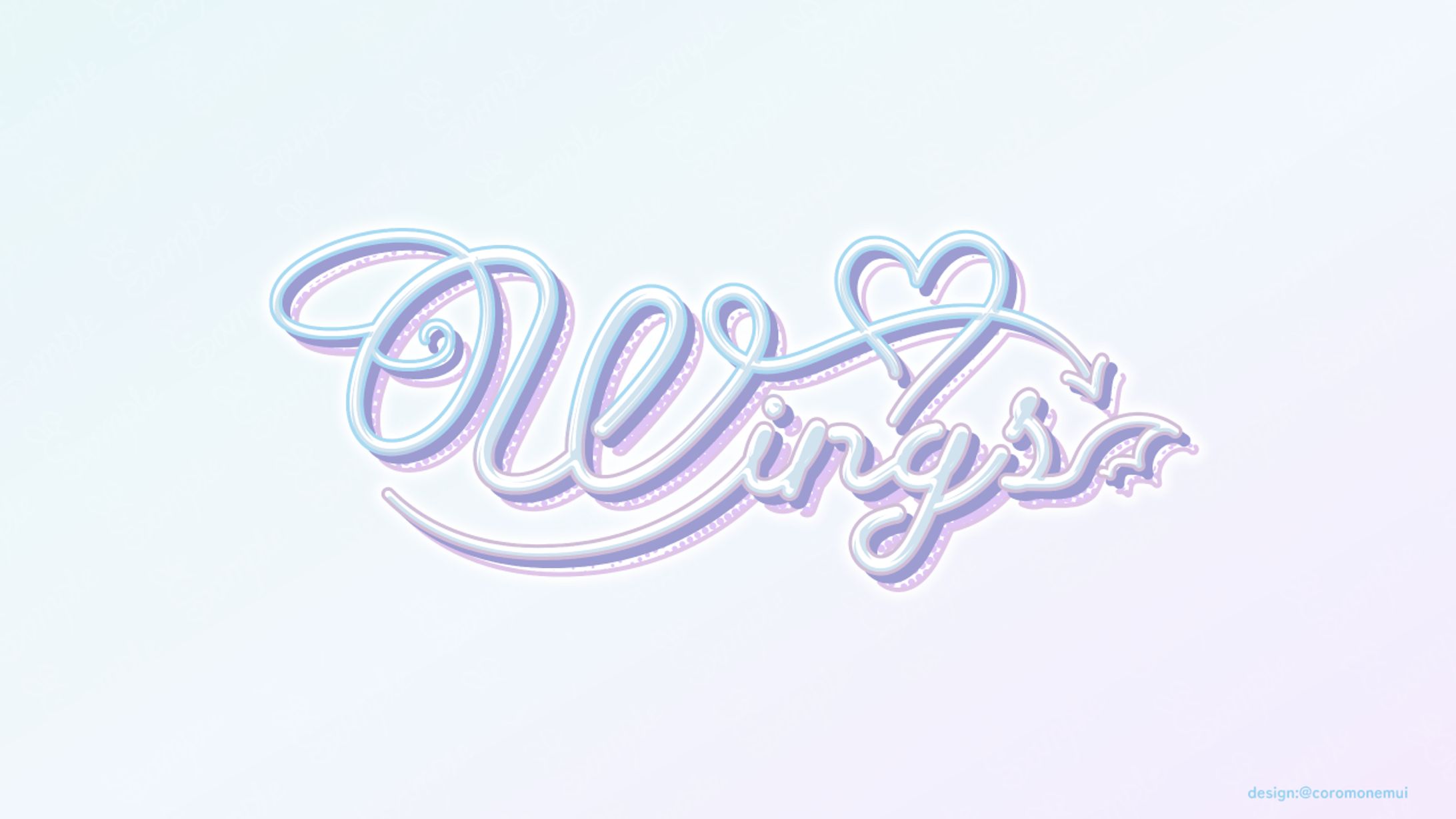 アイドルユニット/Wings様ロゴ-1