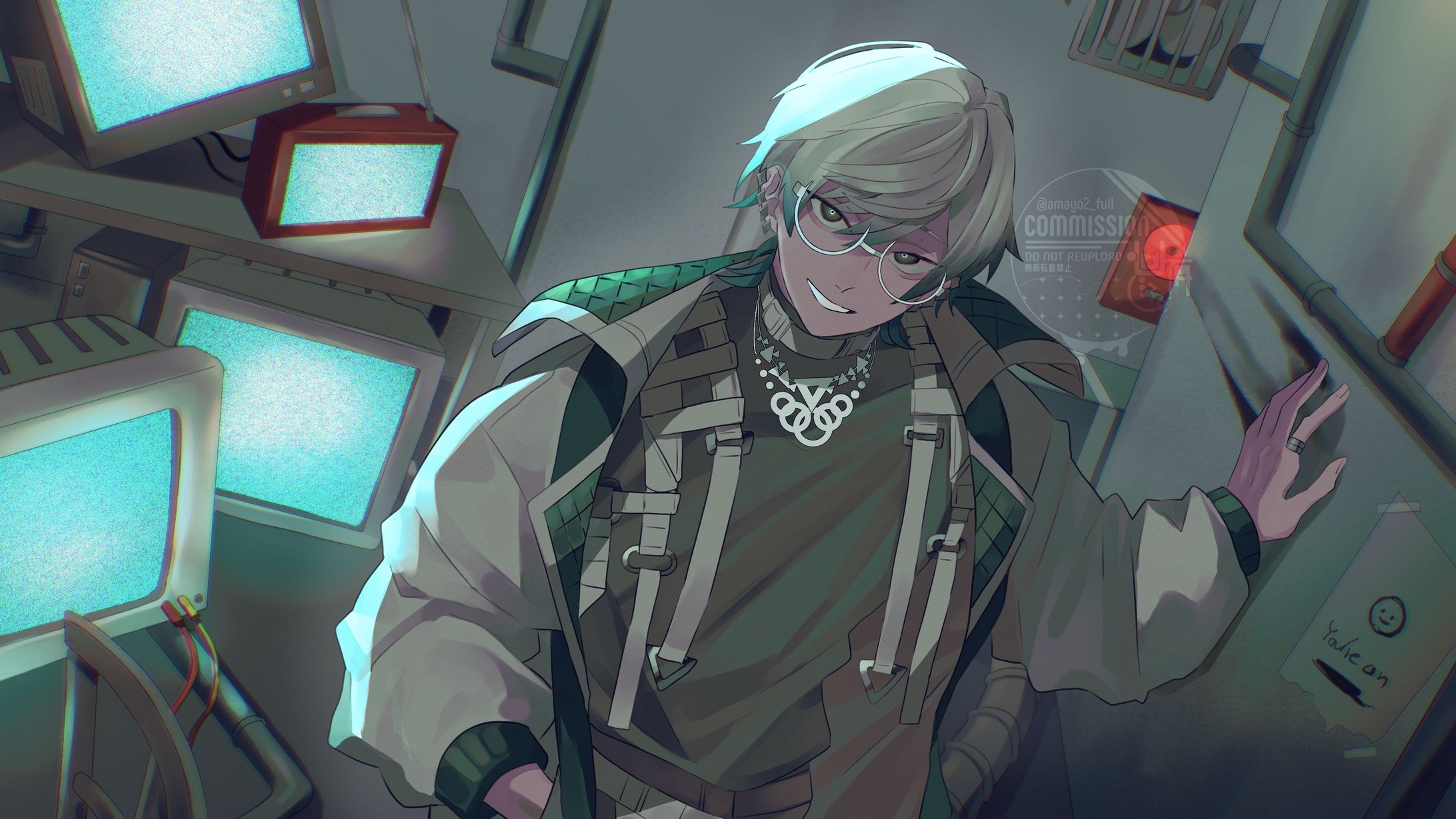 【ご依頼】楽曲「花弁、それにまつわる音声」cover動画イラスト-1