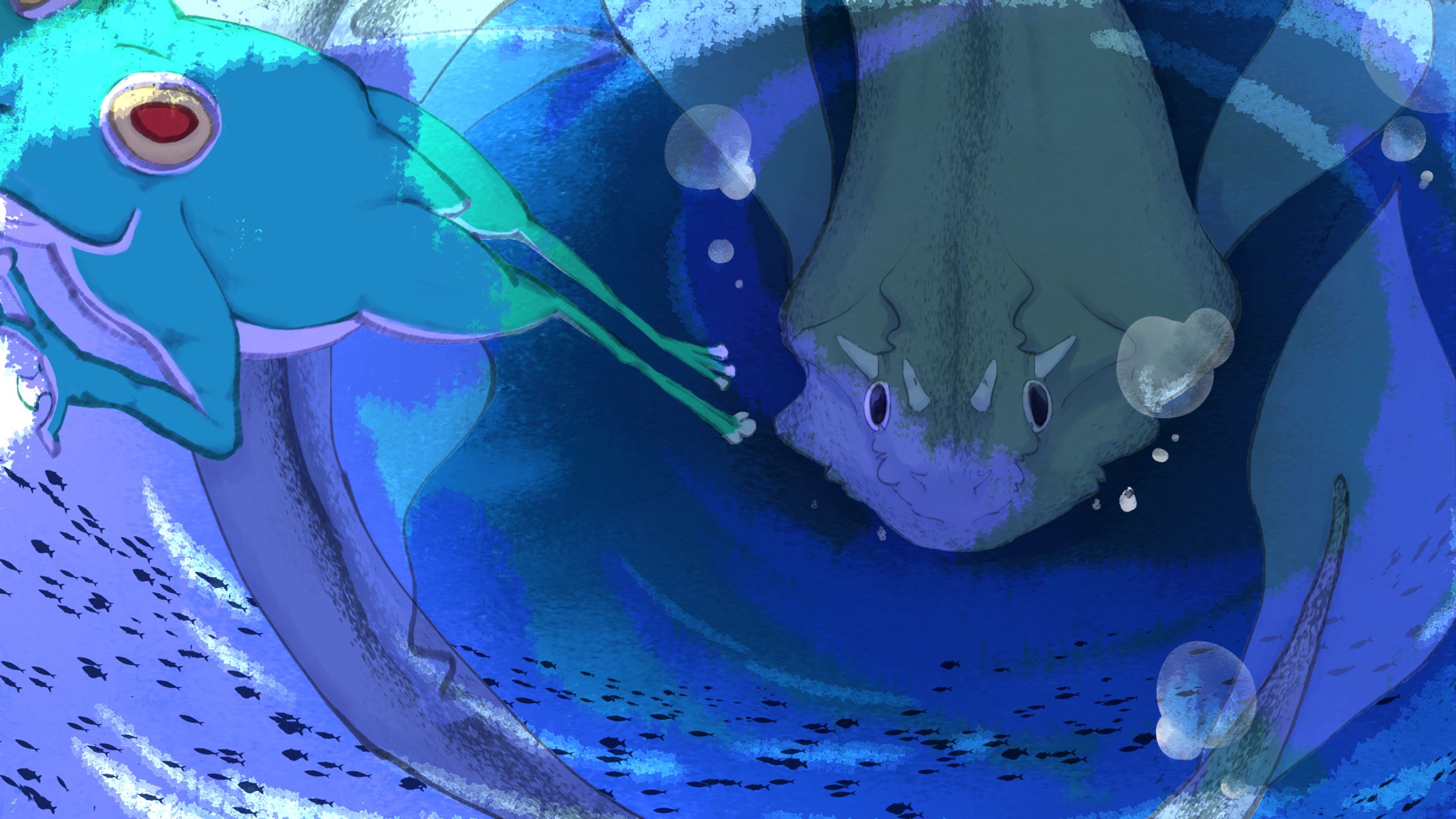 カーゲームEvoris　カード名：水生生物の怯え-1