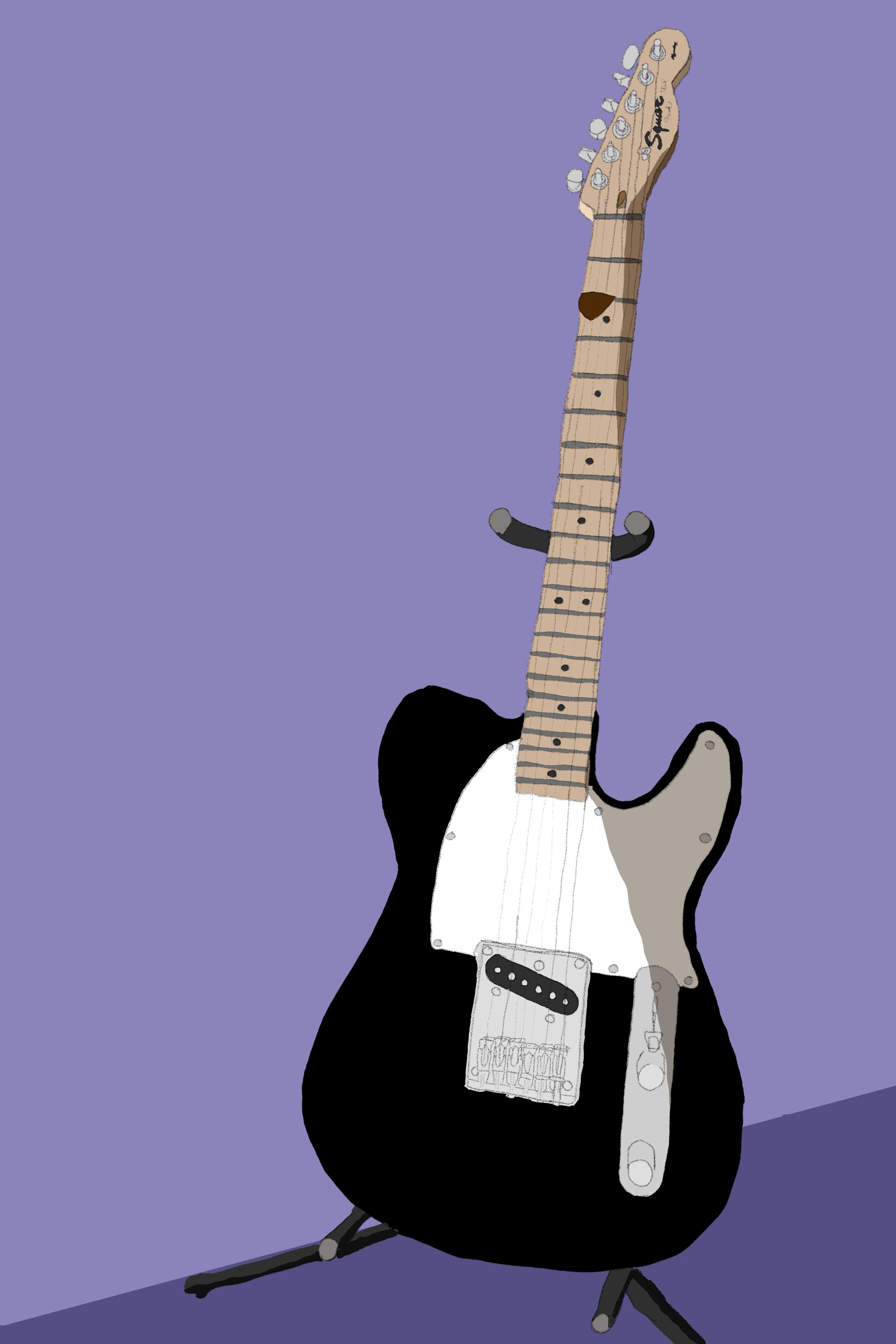 ハリュウのギター(Squier by Fender Affinity Tele）-1