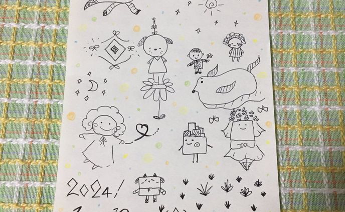 イラスト、息抜きイラスト