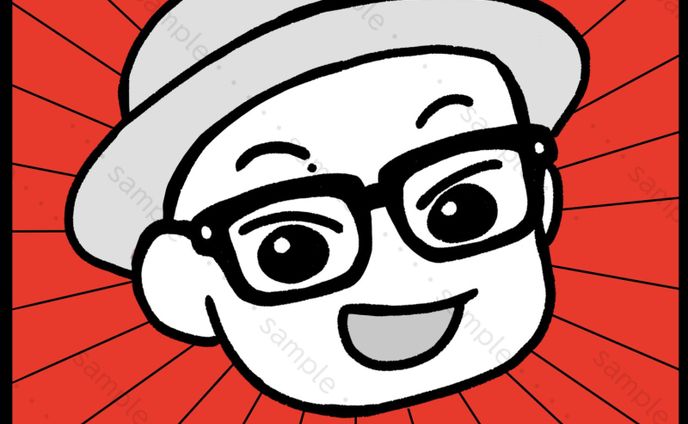 漫画　イラスト、クレジットカード