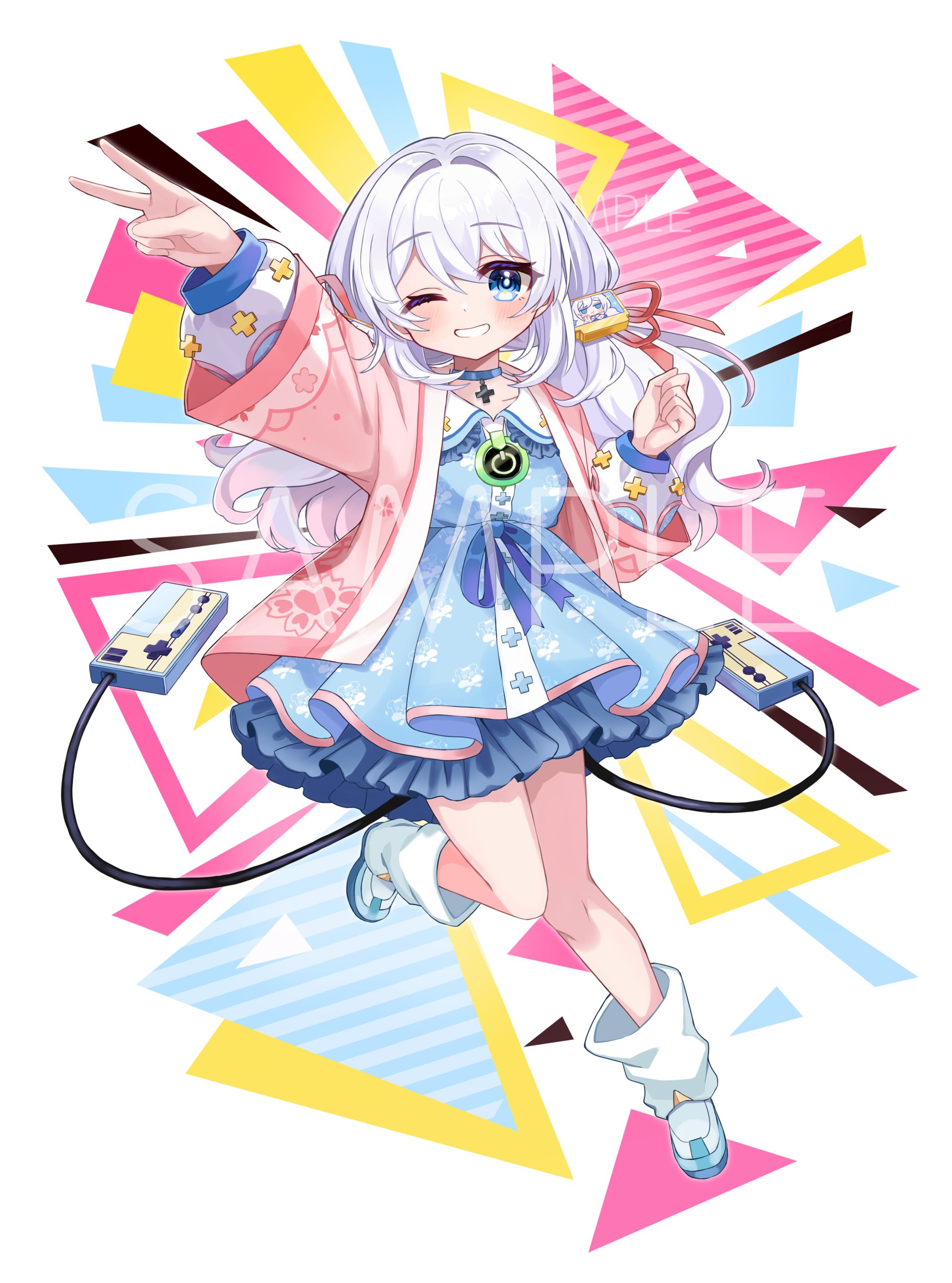 Vtuber 望月もも様グッズイラスト-1