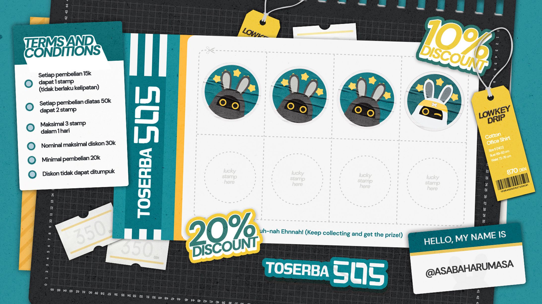 Loyalty Card: Toserba 505-1