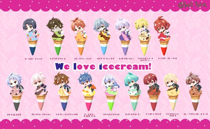 アイスクリームコラボ風