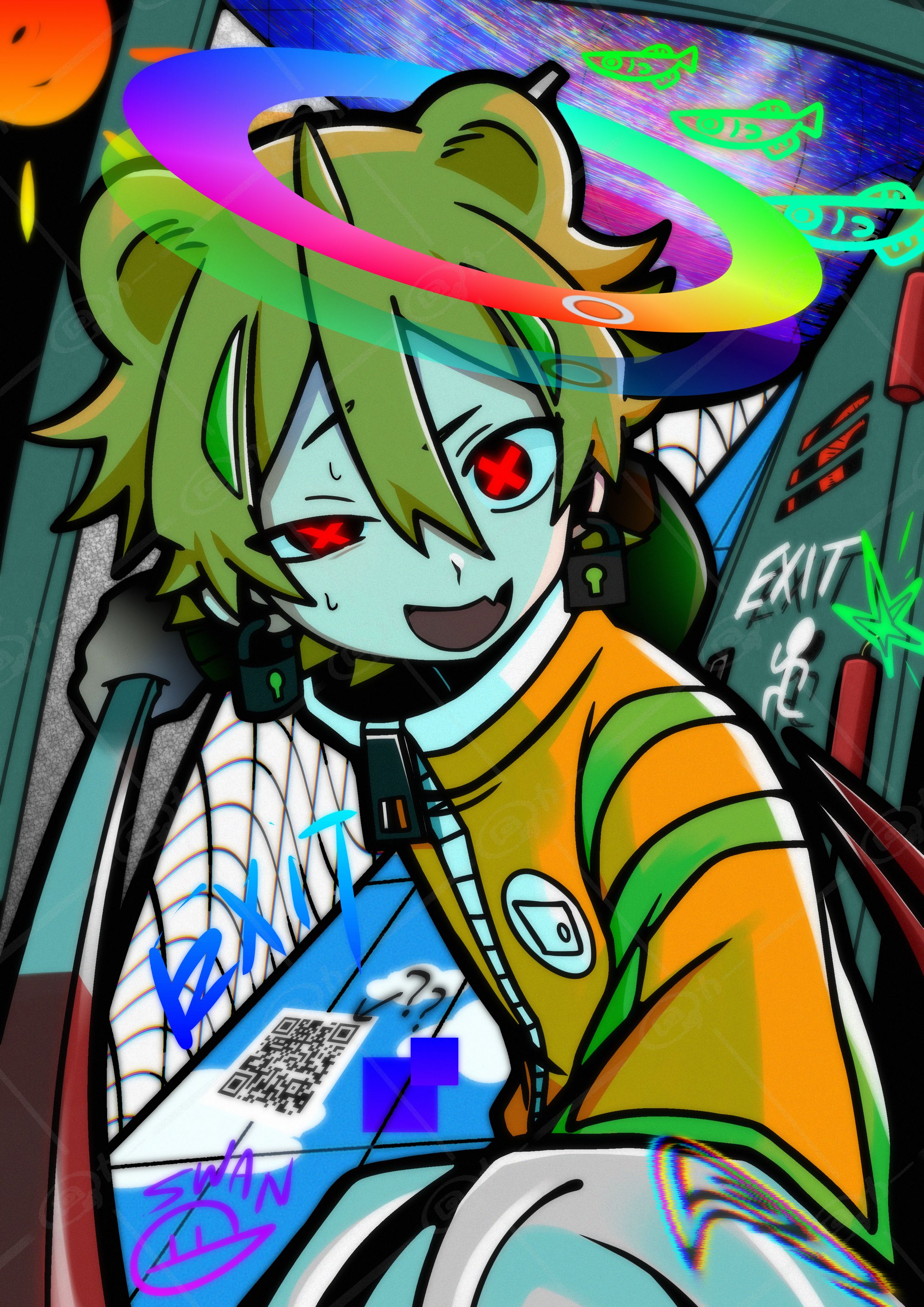 【オリジナル】1枚絵イラスト-1