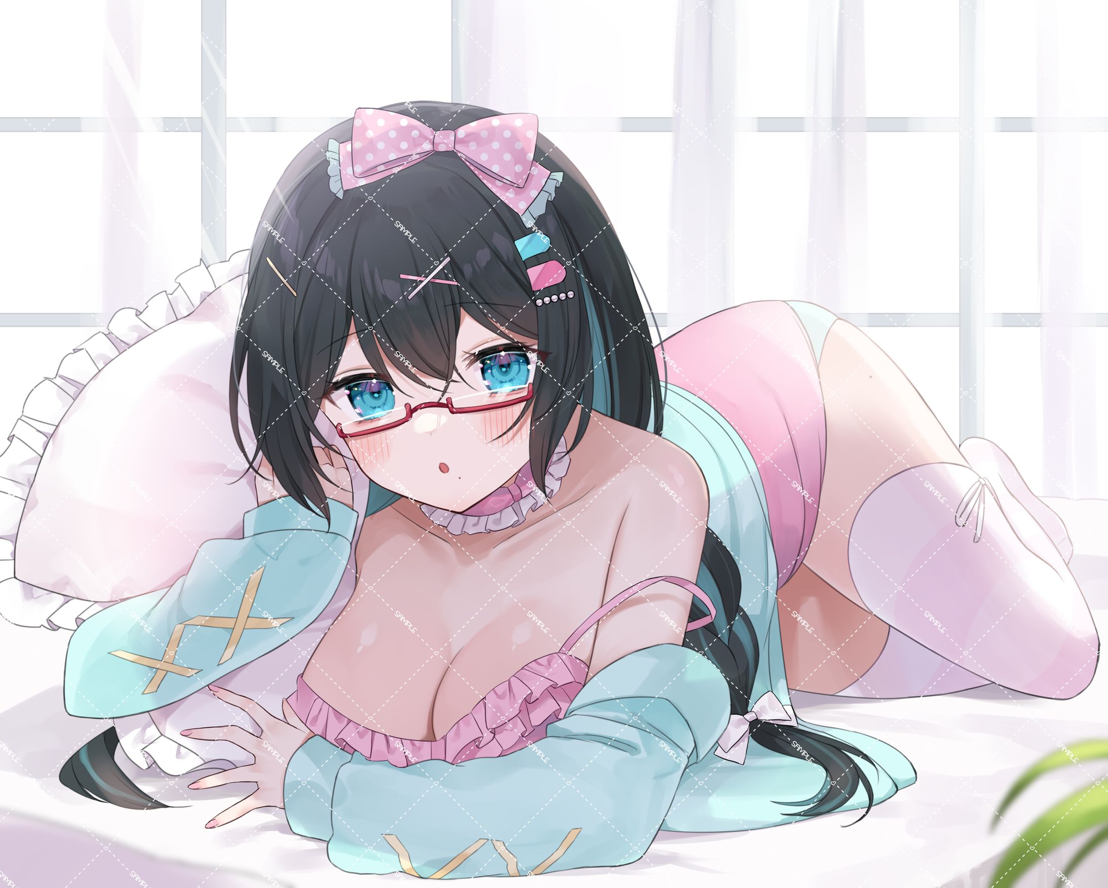 ライブレイド所属 文乃しおり様活動用イラスト-1