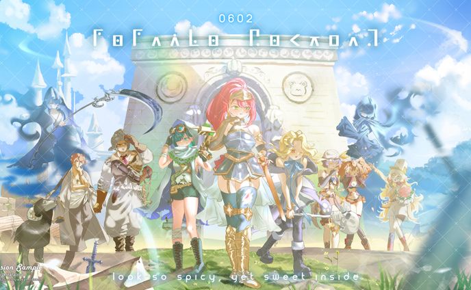 VTuber｜甜椒工房｜RPG滑鼠墊插圖