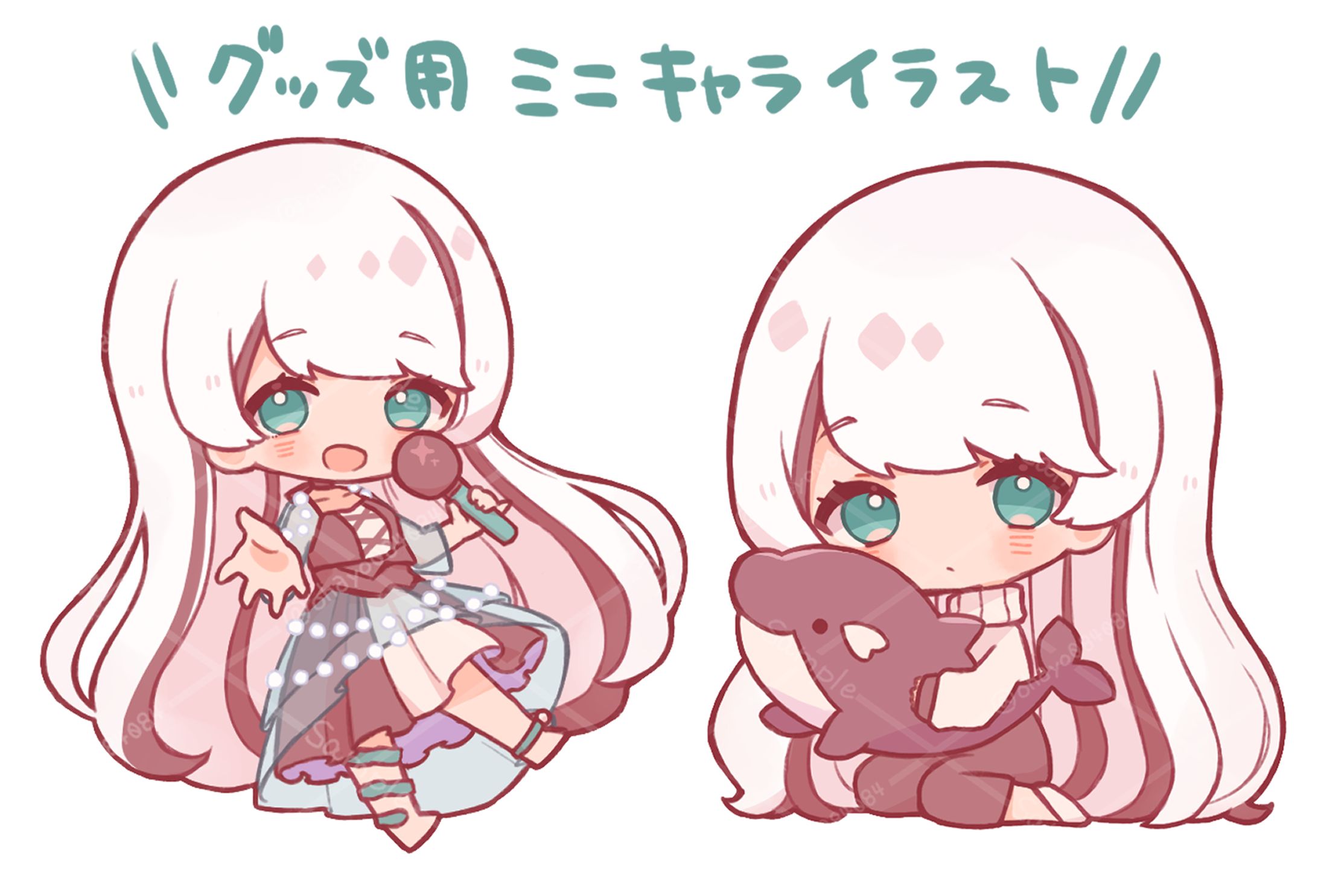 Vtuber グッズイラスト-1